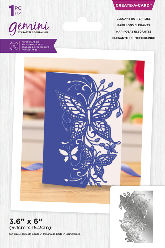 Gemini Create a Card Die - Elegant Butterflies