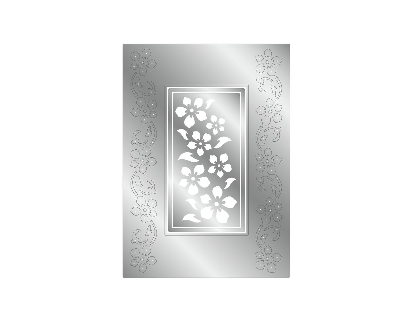 Crafter's Companion - Create A Card Die - Floral Edges