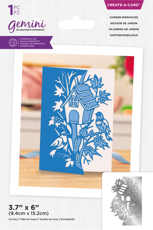 Gemini Create a Card - Garden Birdhouse