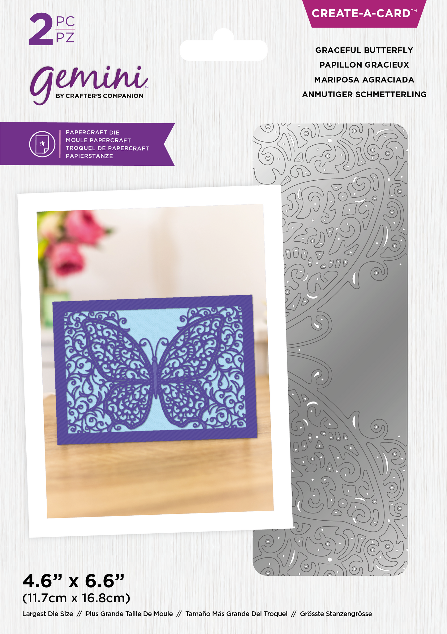 Gemini Create-A-Card Die - Interchangeable Trellis Frame