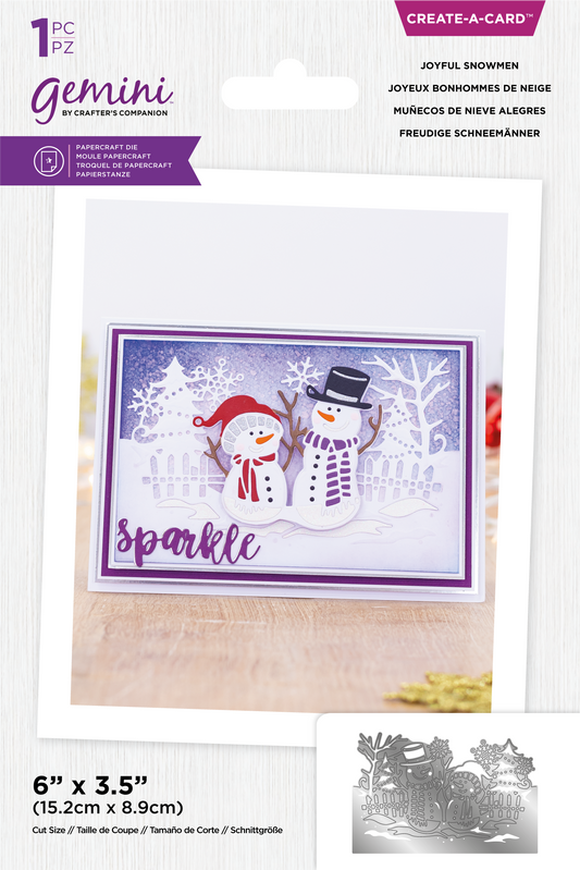 Gemini - Create a Card - Joyful Snowmen