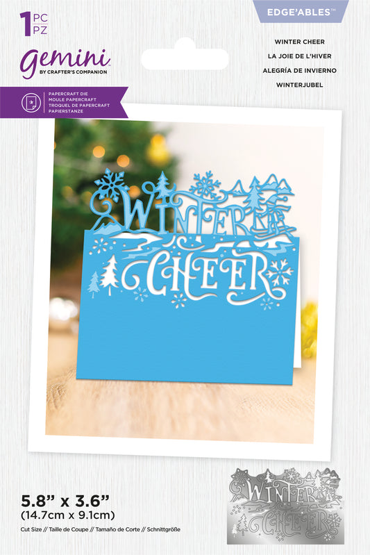 Gemini - Metal Die - Edge'able - Winter Cheer