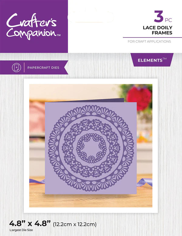 Gemini Lace Nesting Die - Lace Doily Frames