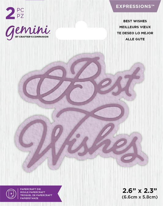 Gemini Die - Core Sentiments -  Best Wishes