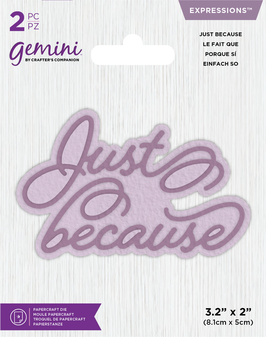 Gemini Die - Core Sentiments -  Just Because