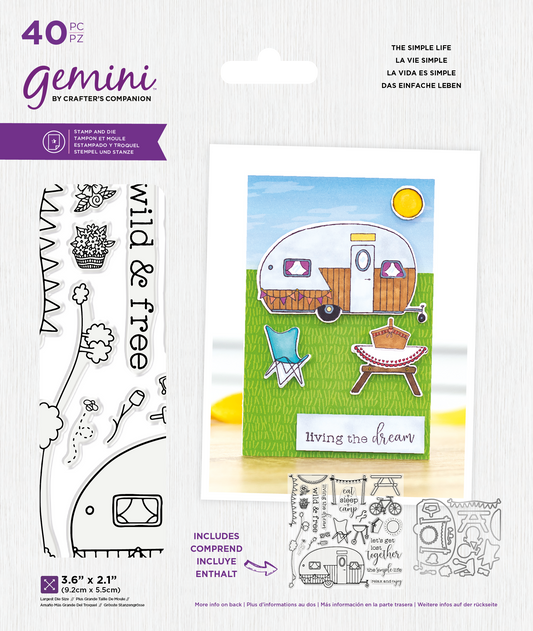 Gemini - Stamp & Die Set - The Simple Life