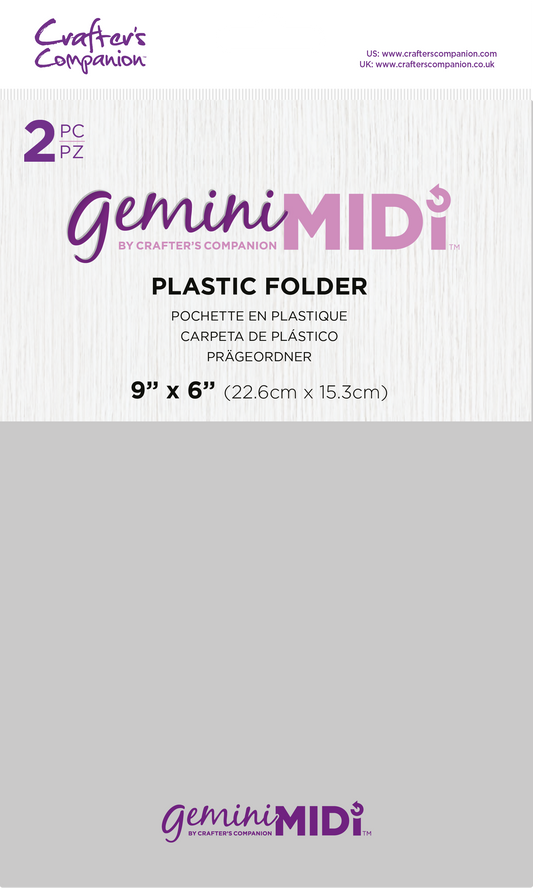 Gemini Midi Accessories - Plastic Folder - 2 pack