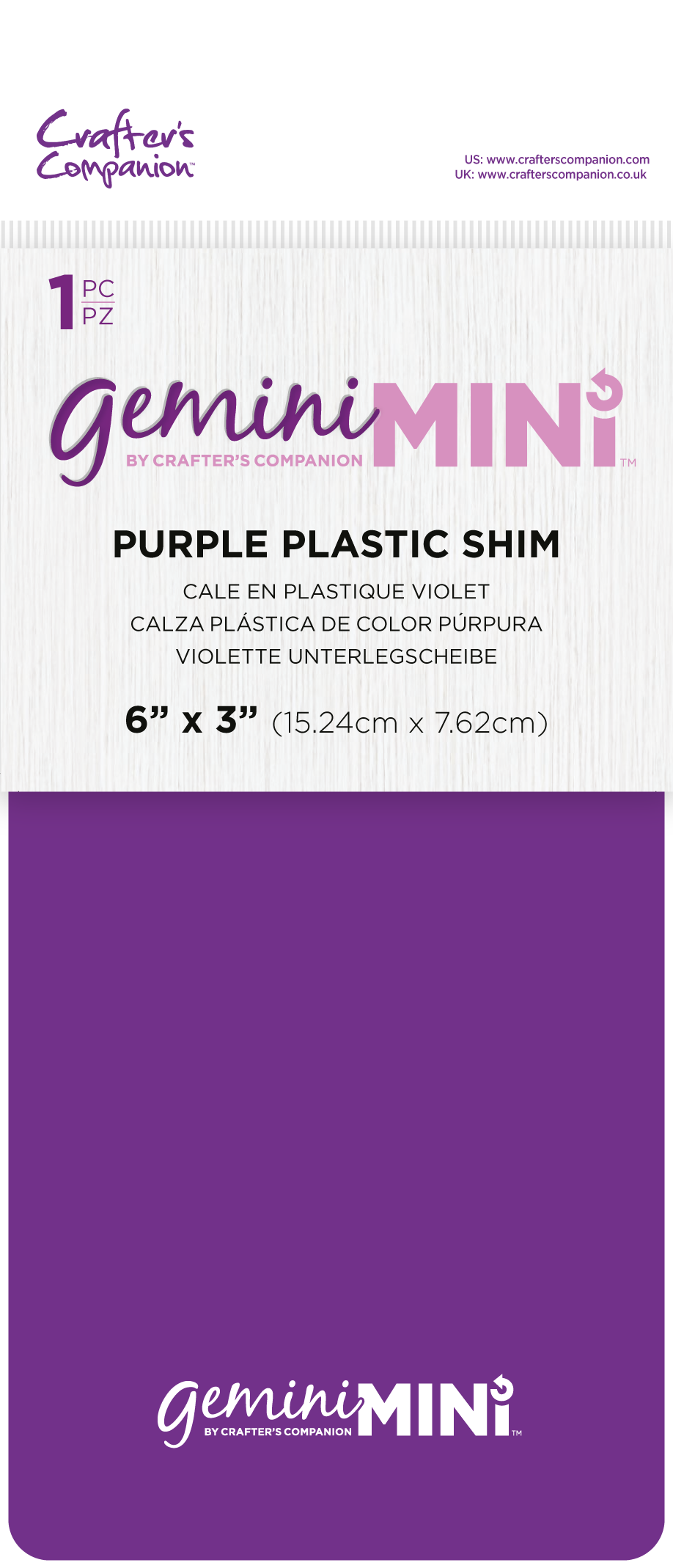 Gemini Mini Accessories - Plastic Shim Purple