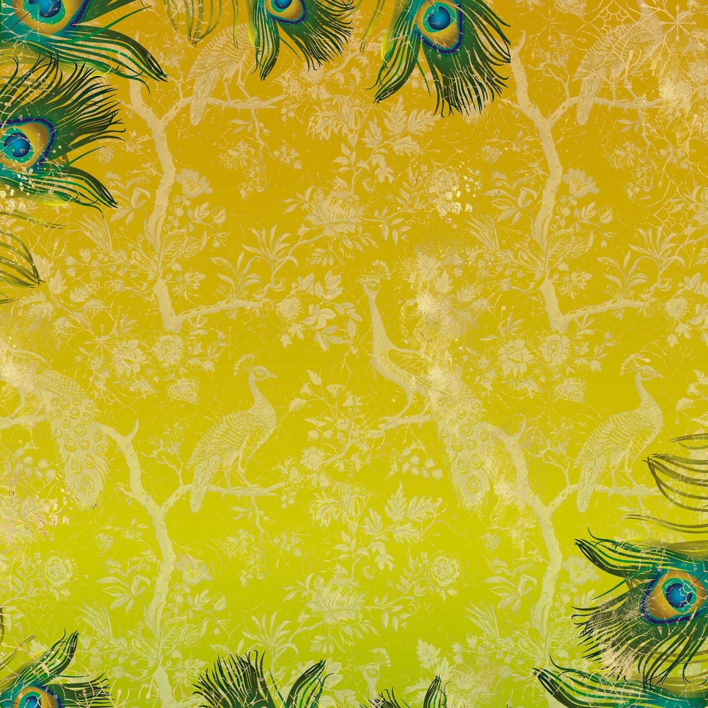 Graceful Plumes Paper Pad 6”x6”