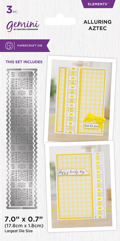 Gemini Ribbon Threading Die - Alluring Aztec