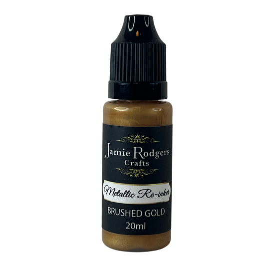 Jamie Rodgers Crafts - Metallic Re-Inkers - Brushed Gold