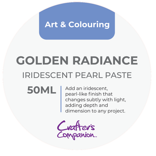 Crafters Companion Iridescent Pearl Paste - Golden Radiance