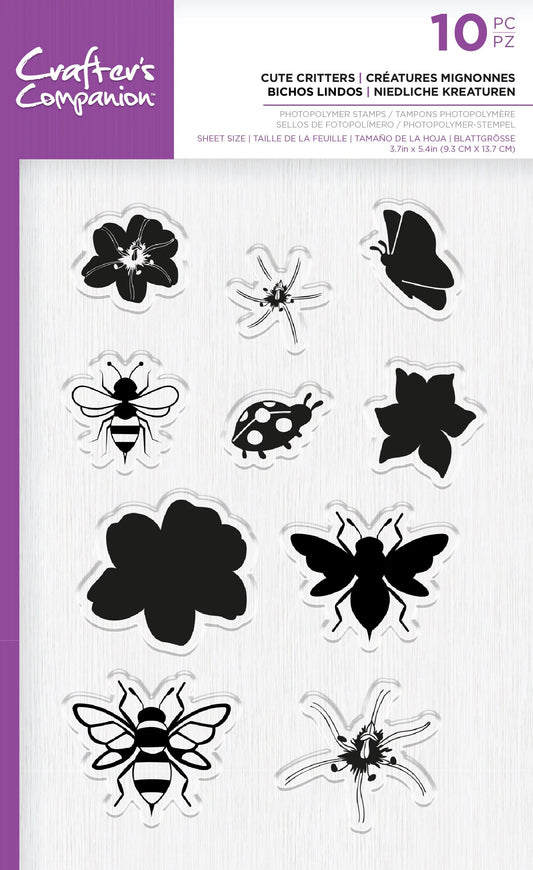 Crafters Companion Photopolymer Stamp - Cute Critters