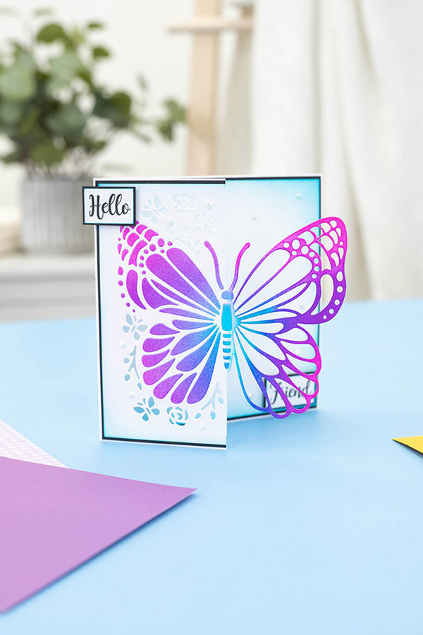Gemini Everyday Half Create a Card Die - Charming Butterfly