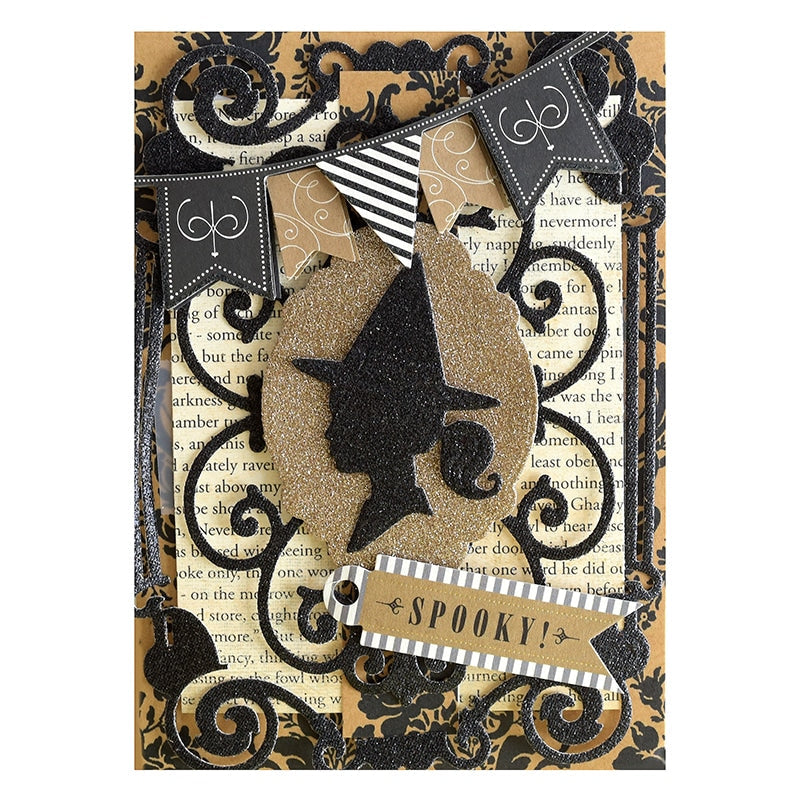 Halloween Glitter Cardstock