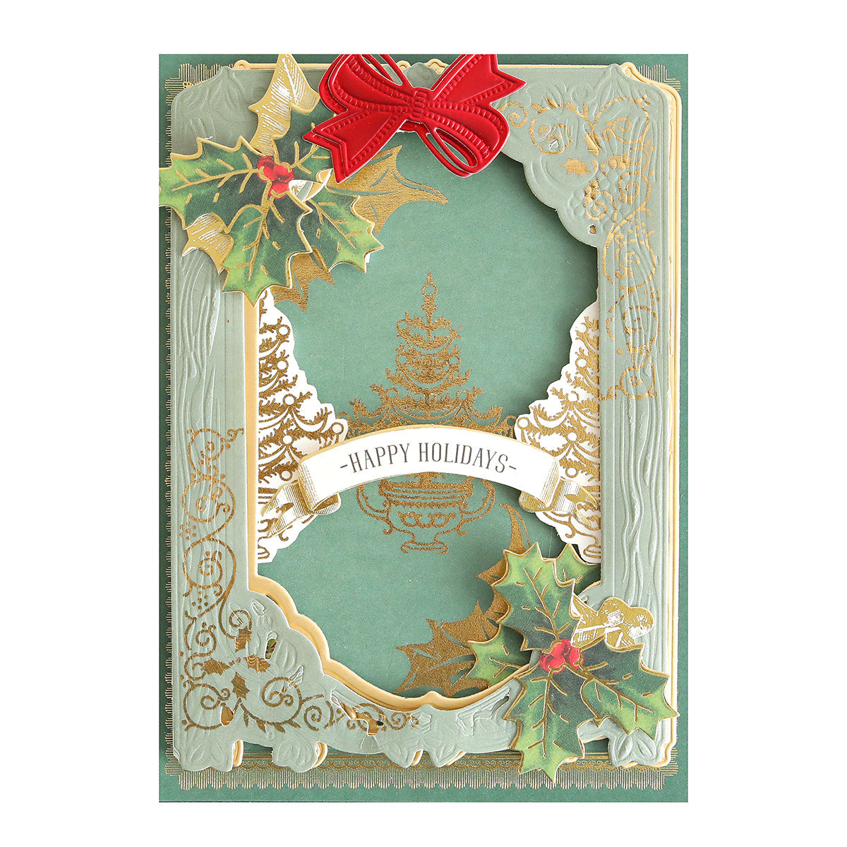 Holiday Foil Rub On Transfers