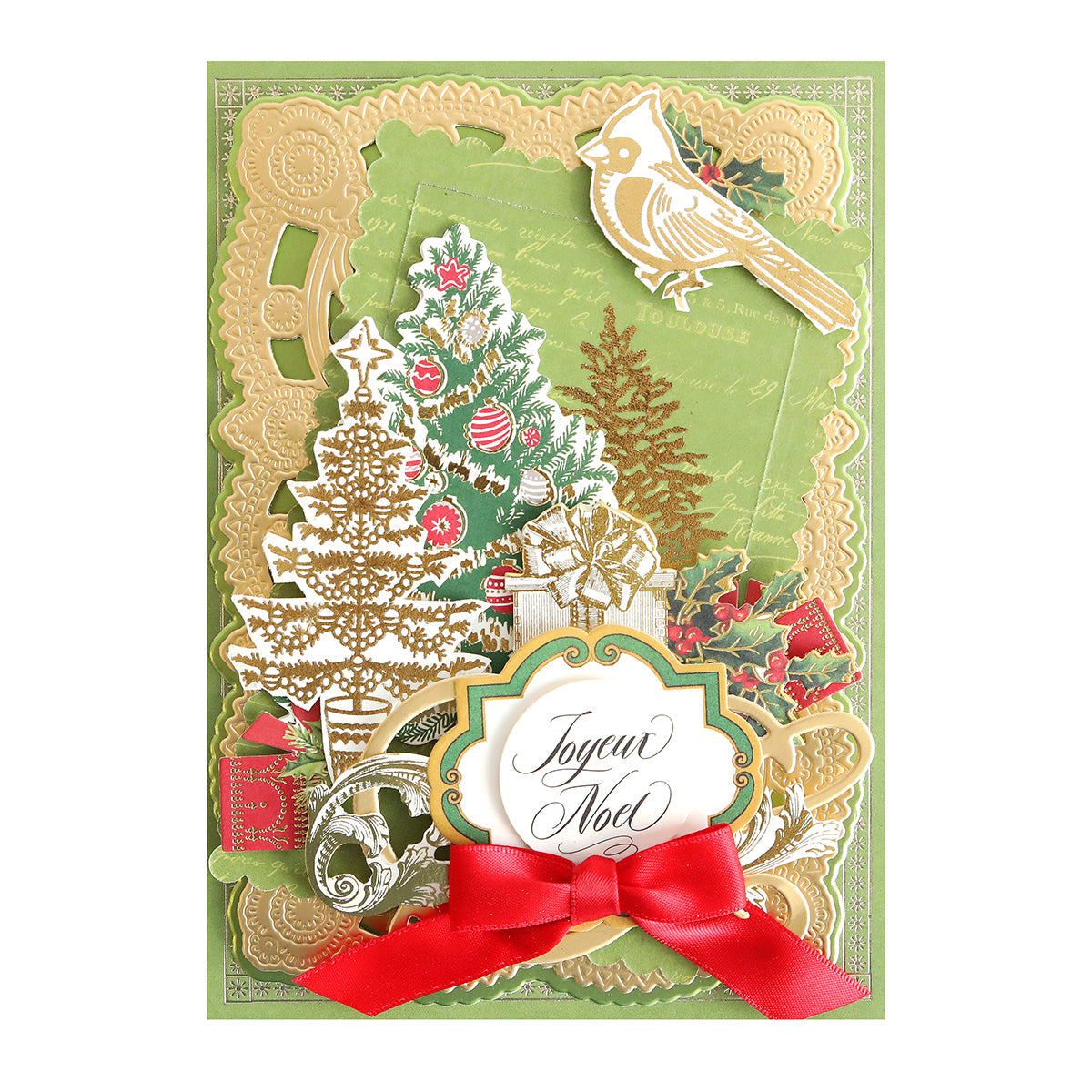 Holiday Foil Rub On Transfers