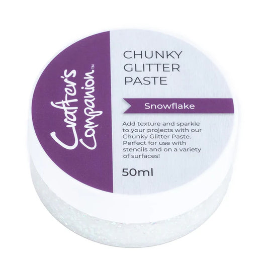 Crafter's Companion - Chunky Glitter Paste - Snowflake