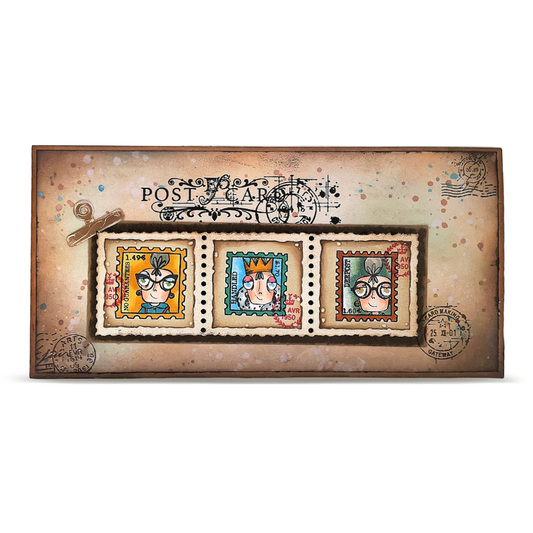 AALL and Create - A7 - Stamp Sets - Miss Dee First Class