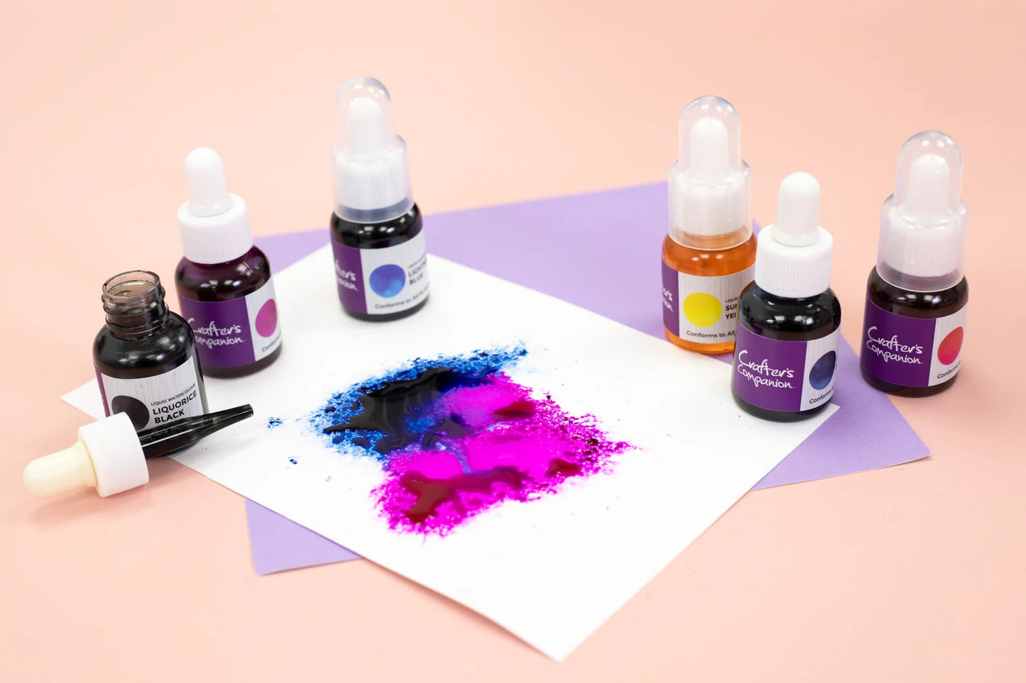 Crafter's Companion - Liquid Watercolours - Colour Inspirations 6pc