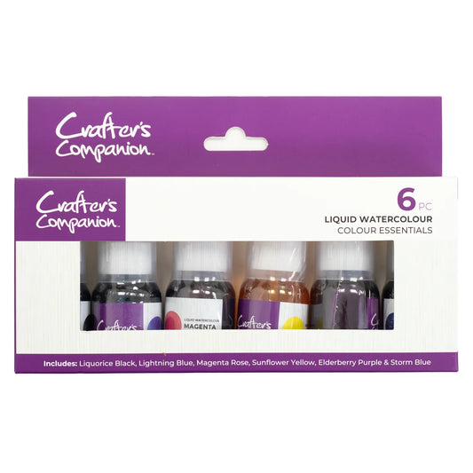 Crafter's Companion - Liquid Watercolours - Colour Inspirations 6pc