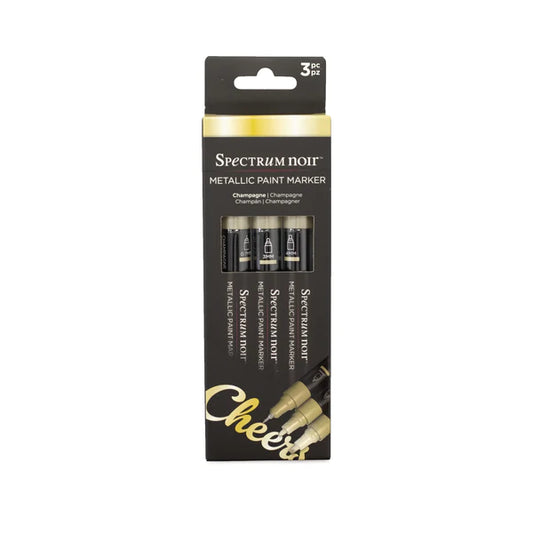 Spectum Noir-Metallic Paint Marker (3PC) - Champagne