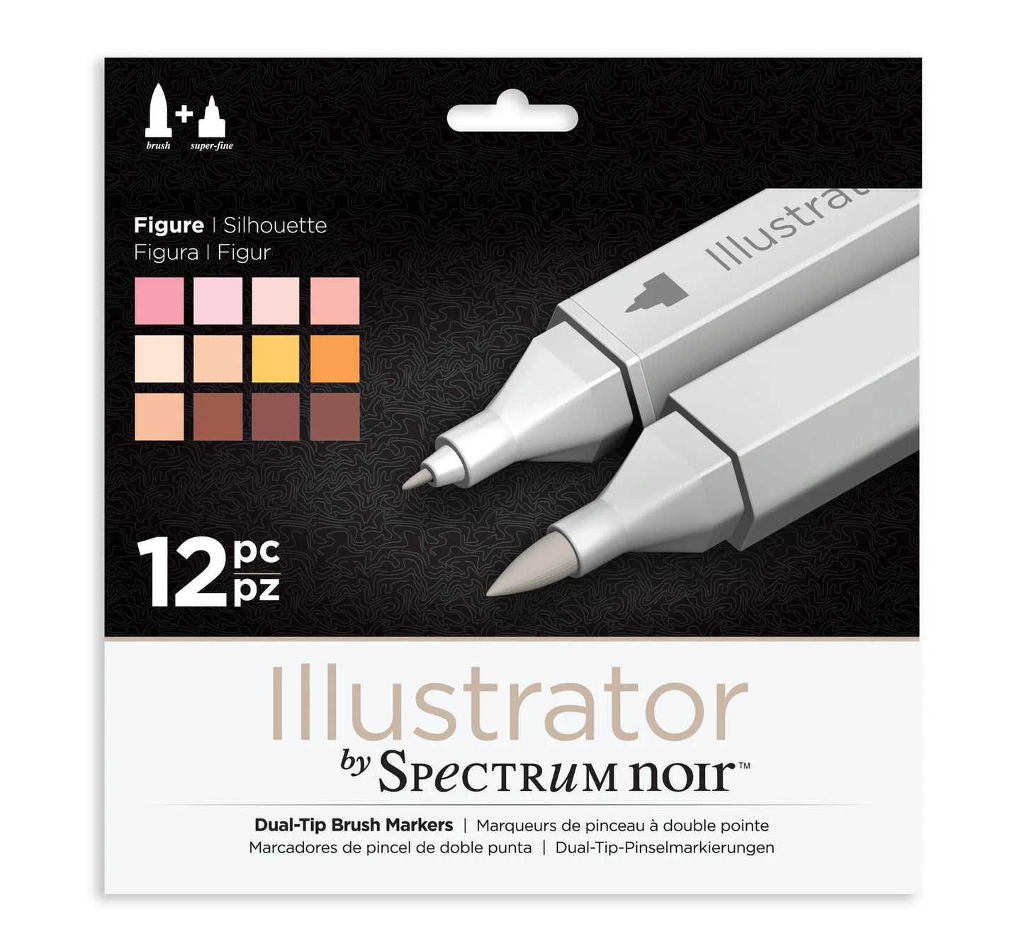 Spectrum Noir-Illustrator 12pc-Figure & Portrait