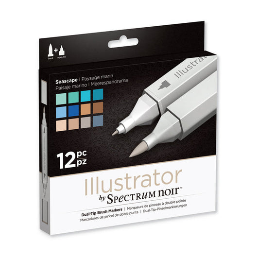 Spectrum Noir Illustrator Marker Set - Seascape - 12pc Set