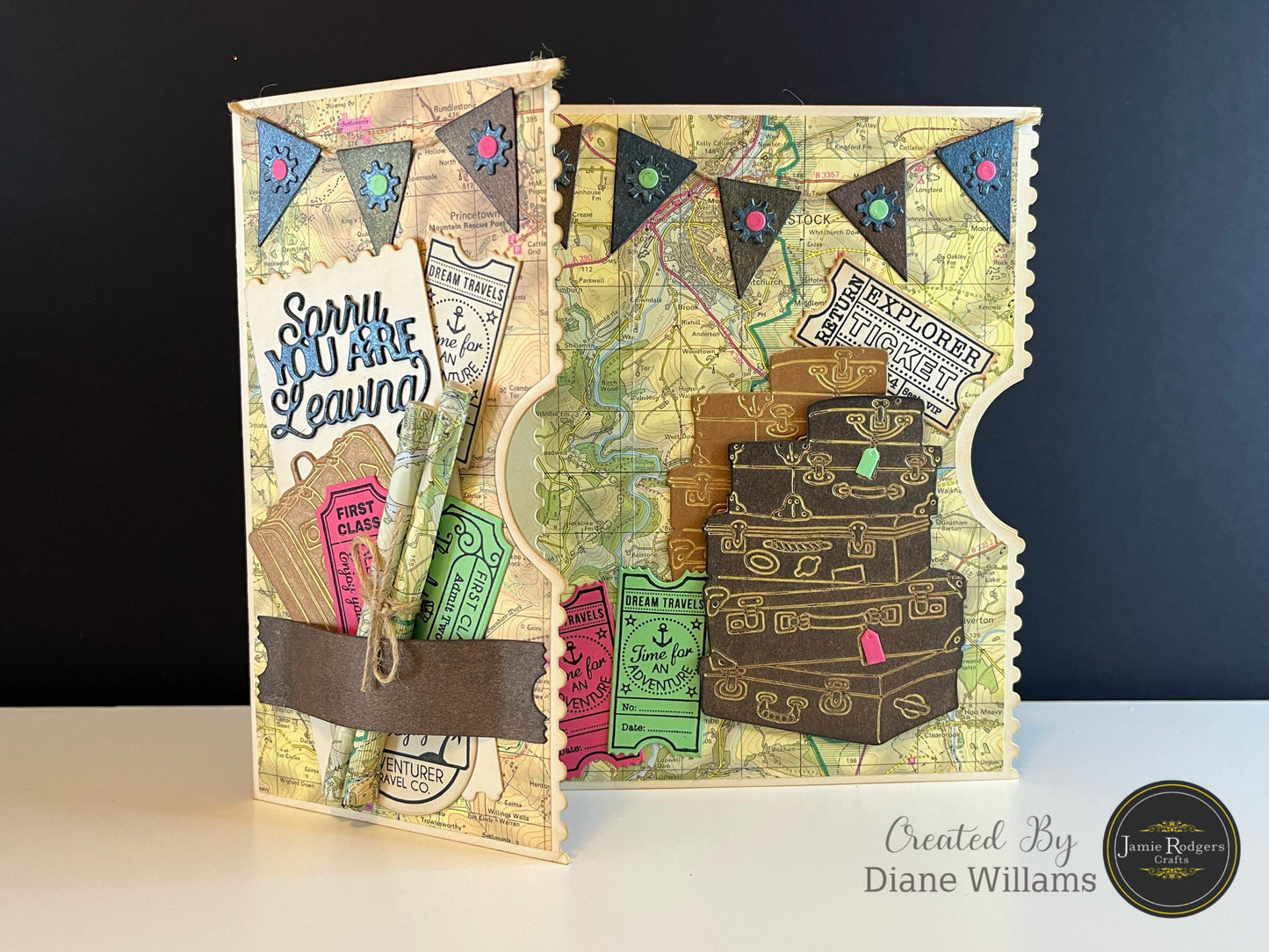 Jamie Rodgers Crafts Vintage Tags DL Clear Stamp Set