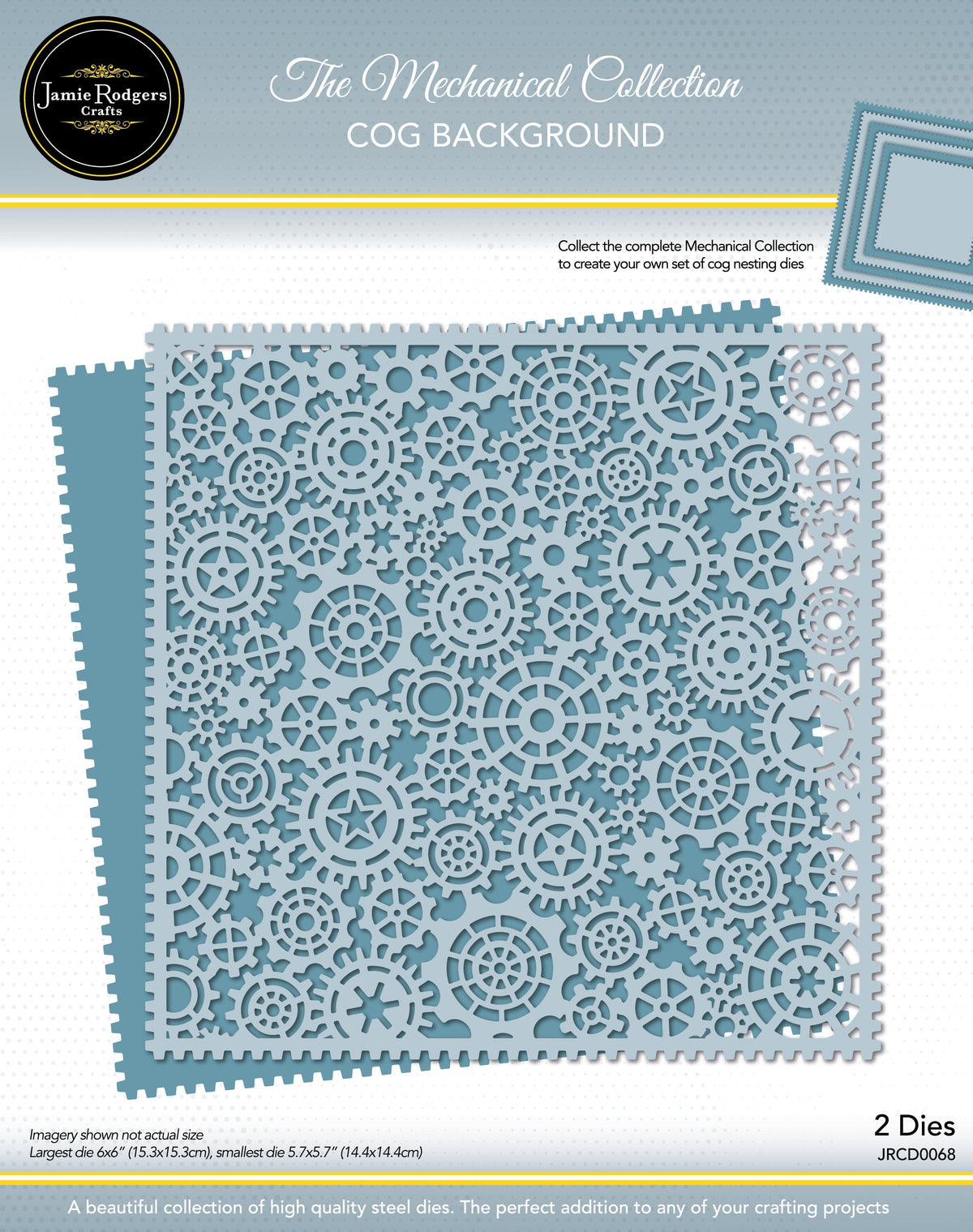 Jamie Rodgers Crafts - Cog Background Die Set