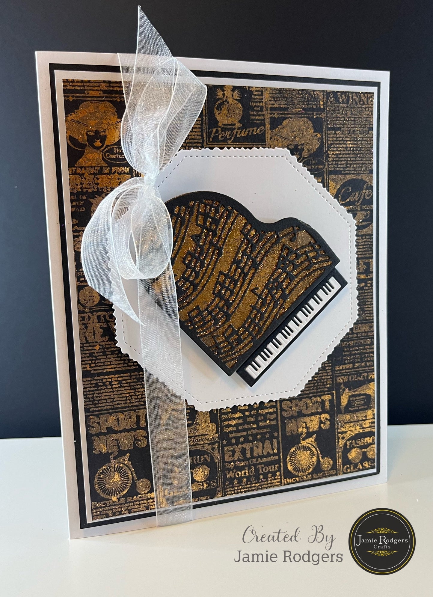 Jamie Rodgers Crafts Deckle Edge and Stitched Octagons Die Set