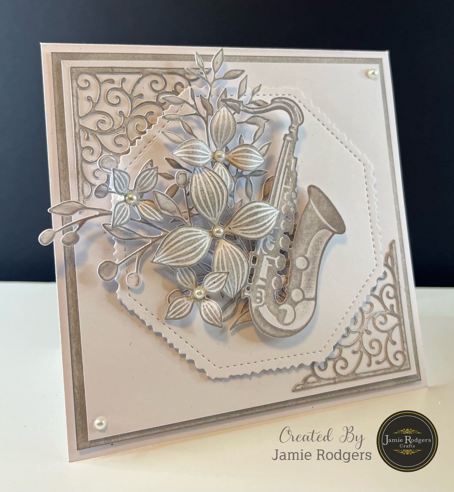 Jamie Rodgers Crafts Deckle Edge and Stitched Octagons Die Set