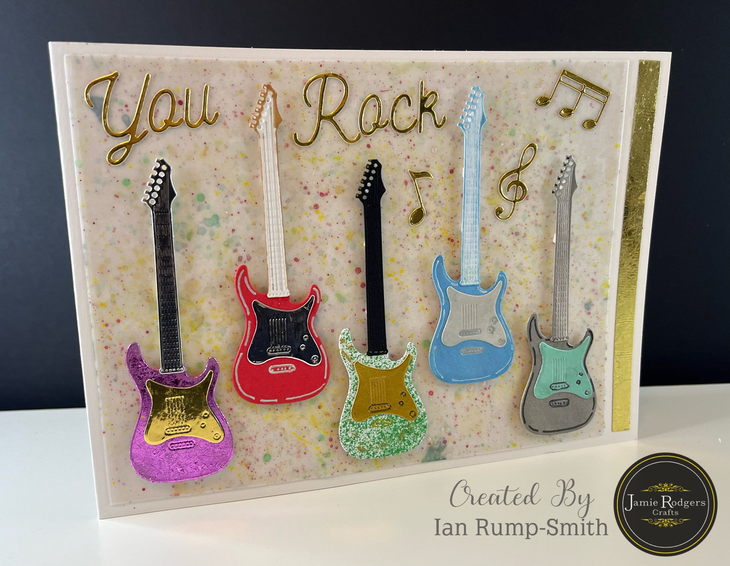 Jamie Rodgers Crafts Guitar Die Set