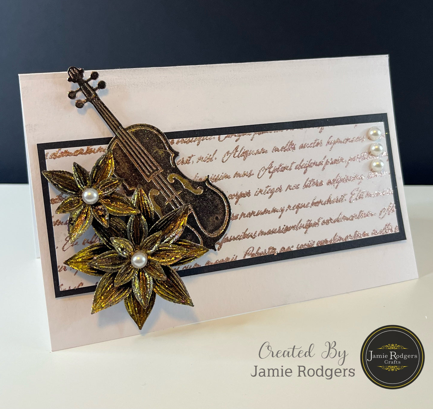 Jamie Rodgers Crafts Violin Die Set