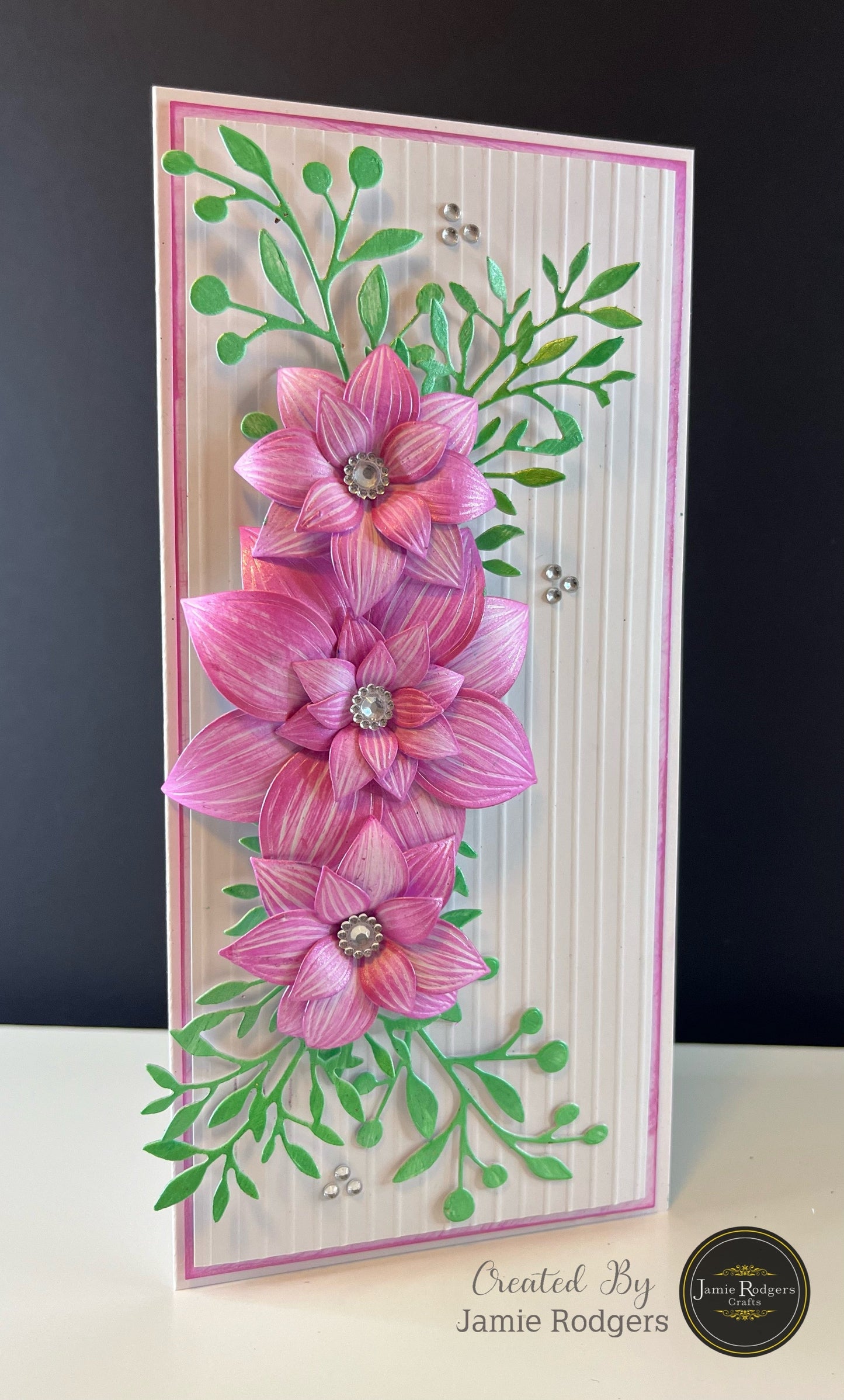 Jamie Rodgers Crafts Rippled Star Blooms Die Set