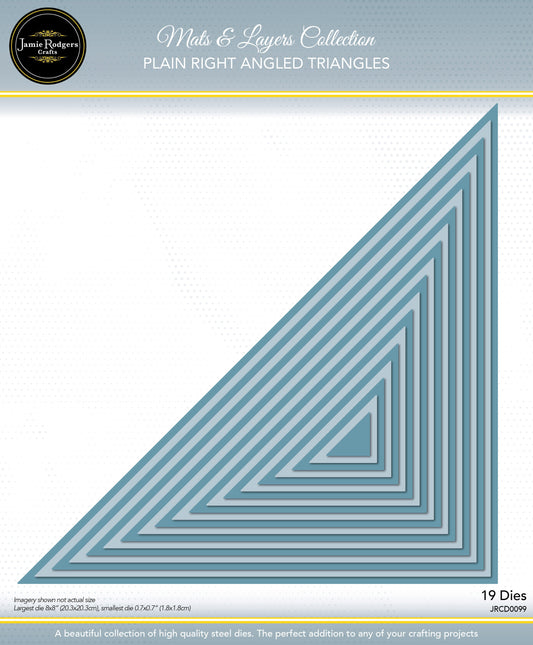 Jamie Rodgers Crafts Plain Right Angled Triangle Die Set