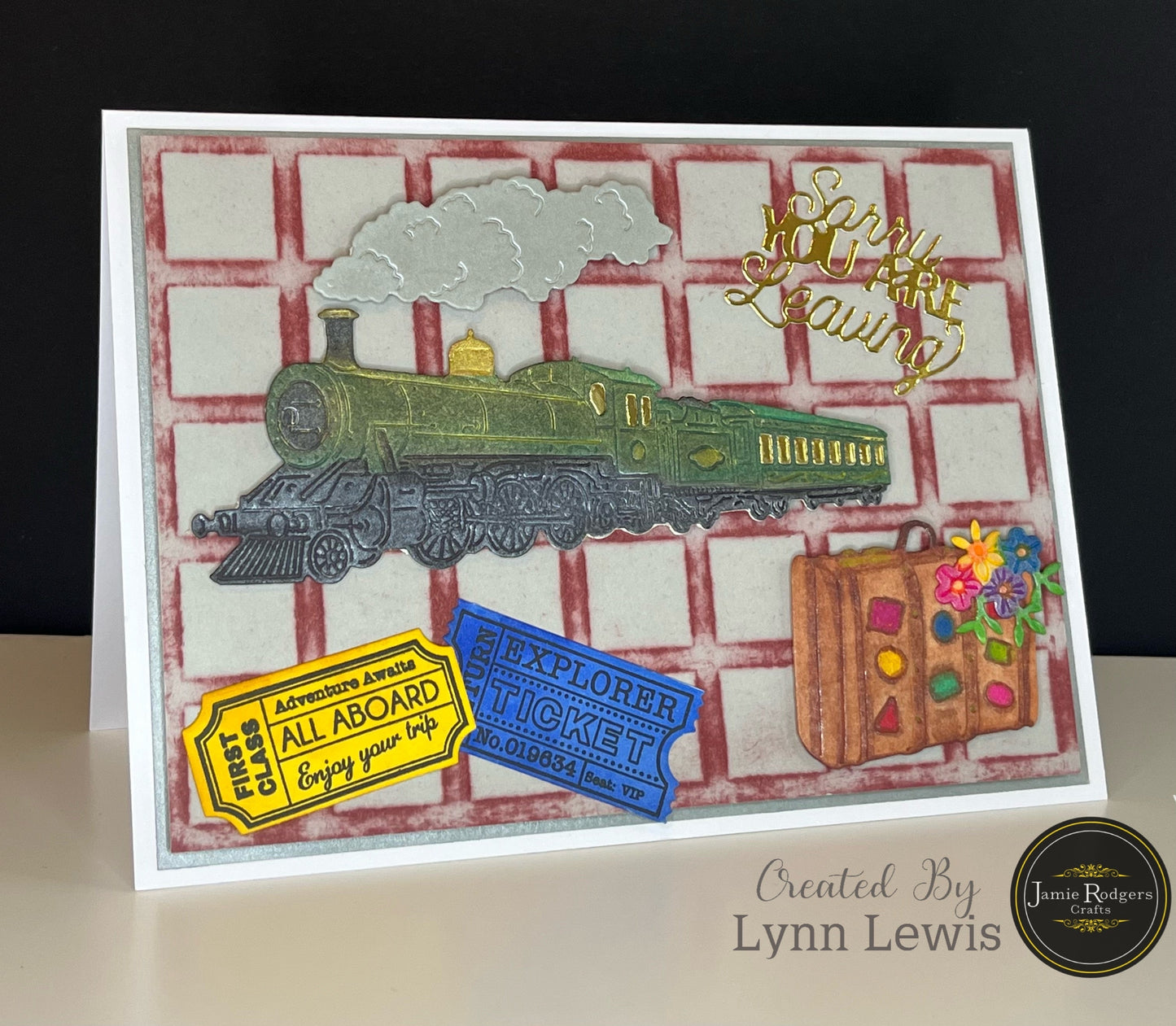 Jamie Rodgers Crafts Vintage Suitcases Die Set