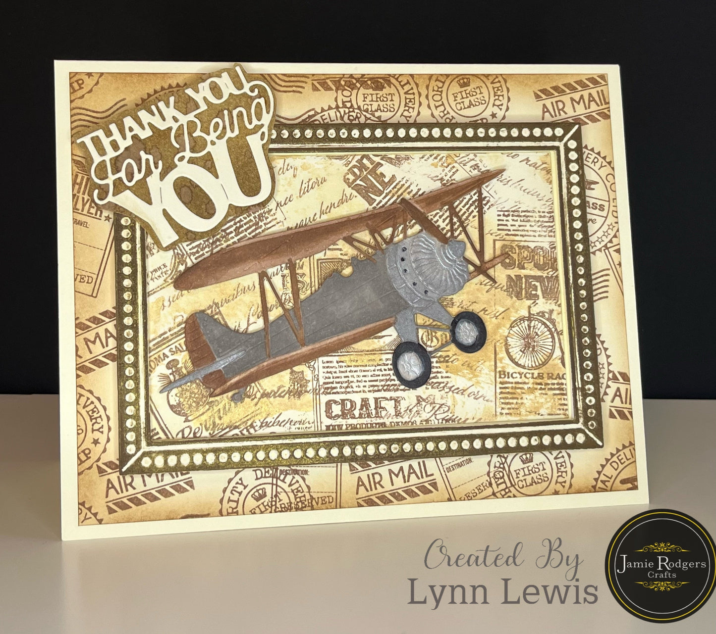 Jamie Rodgers Crafts Biplane Die Set