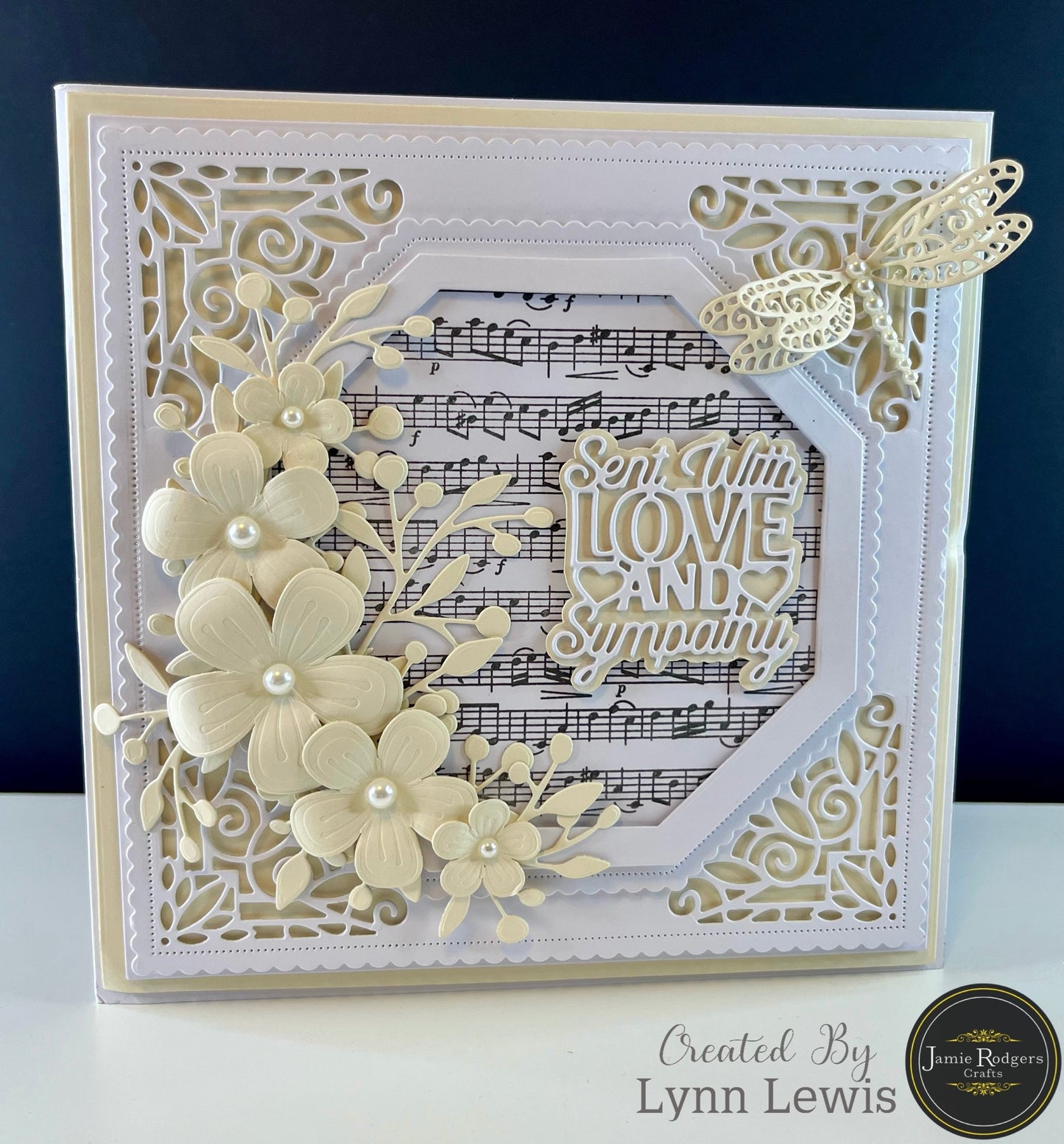 Jamie Rodgers Crafts Music Notes Square Tile Die Set