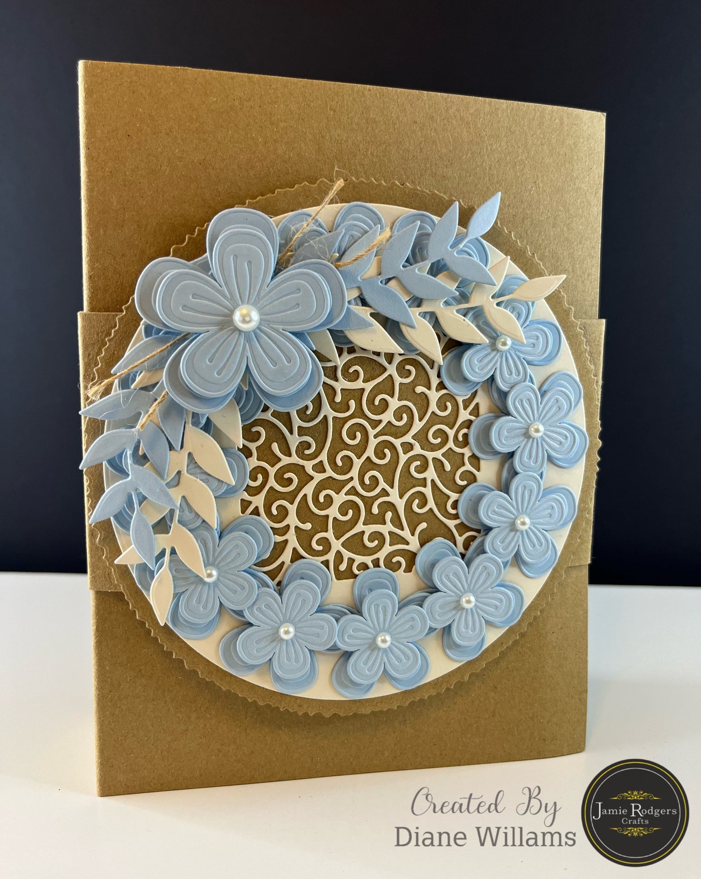 Jamie Rodgers Crafts Swirly Square Tile Die Set