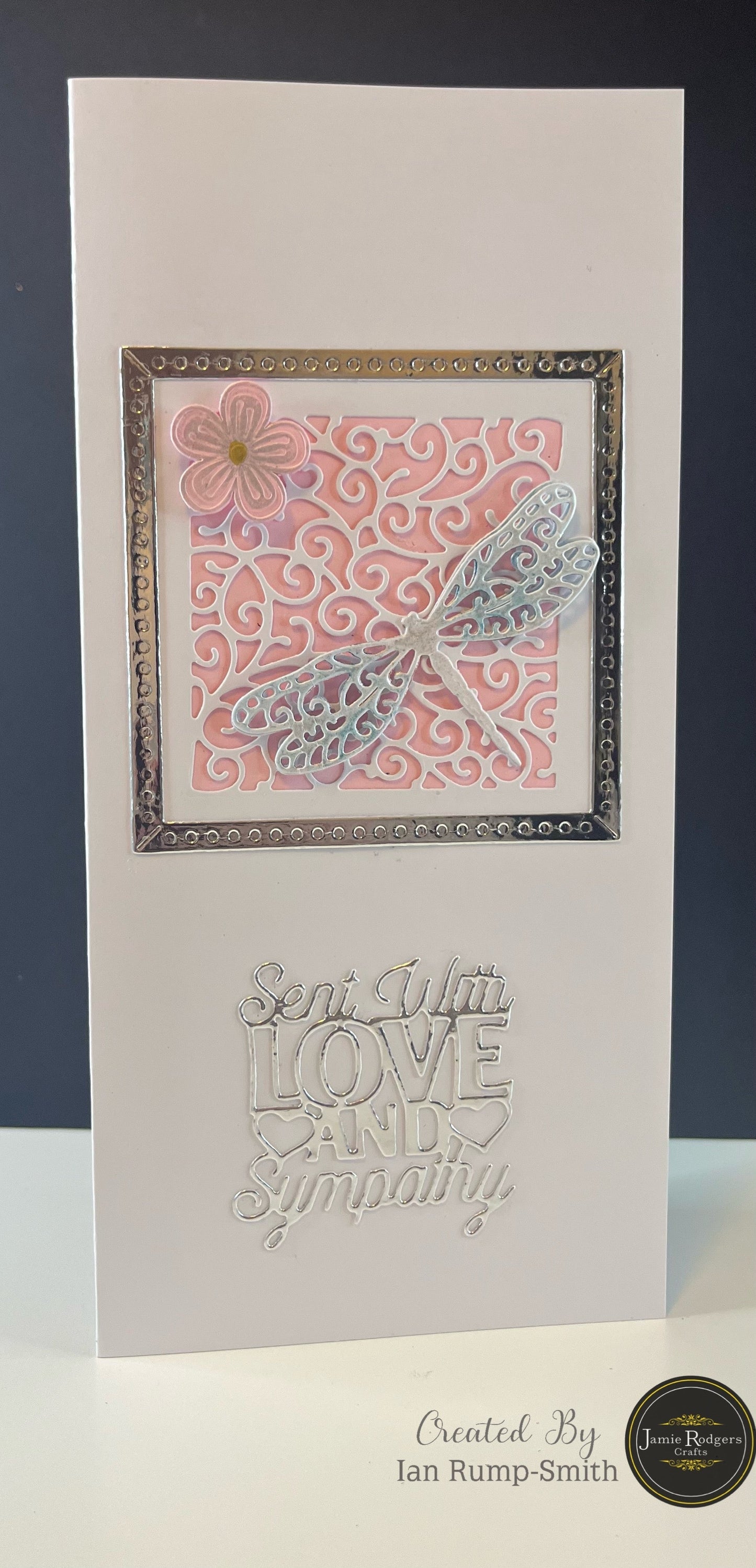 Jamie Rodgers Crafts Swirly Square Tile Die Set