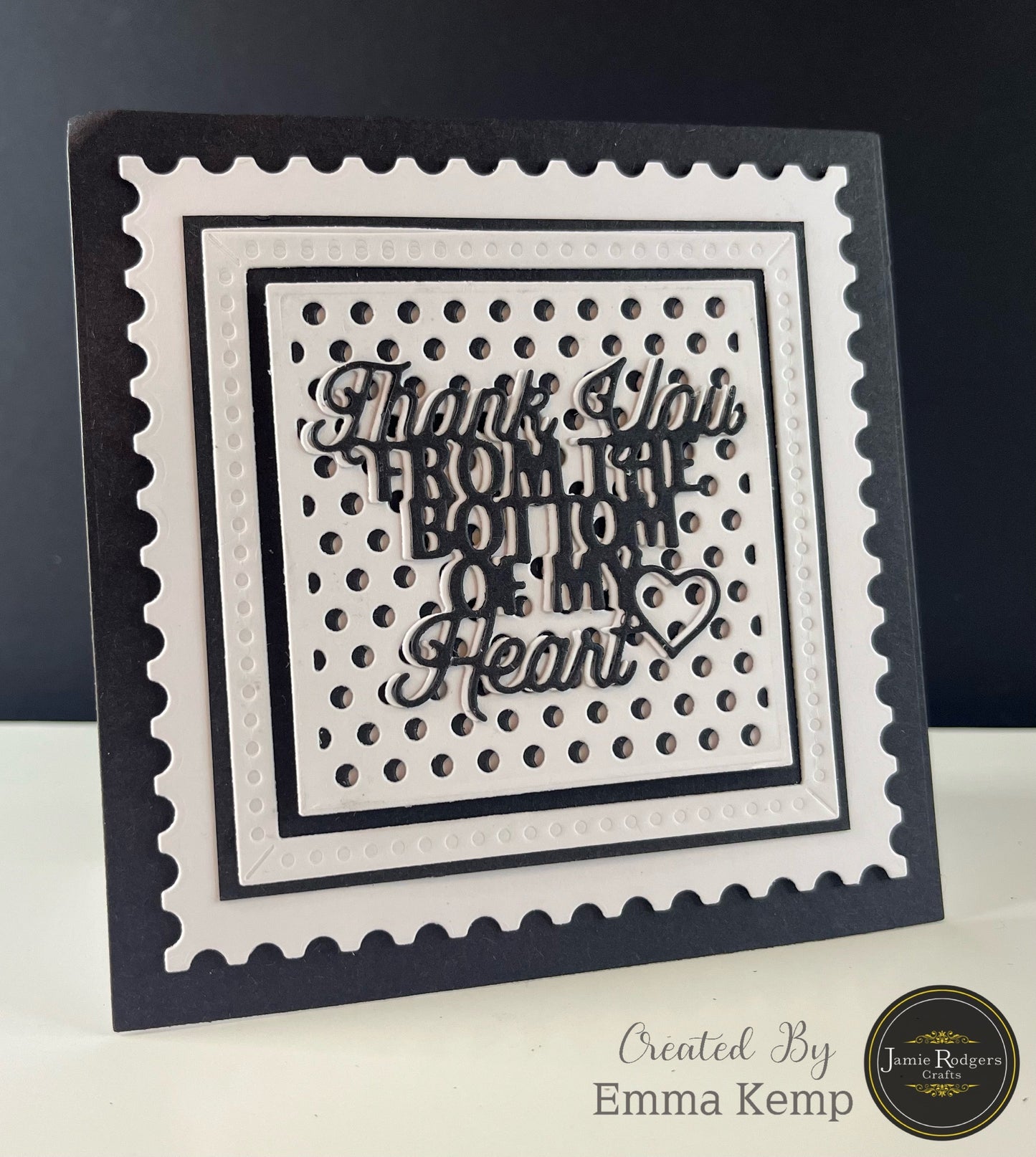 Jamie Rodgers Crafts Polka Dot Square Tile Die Set