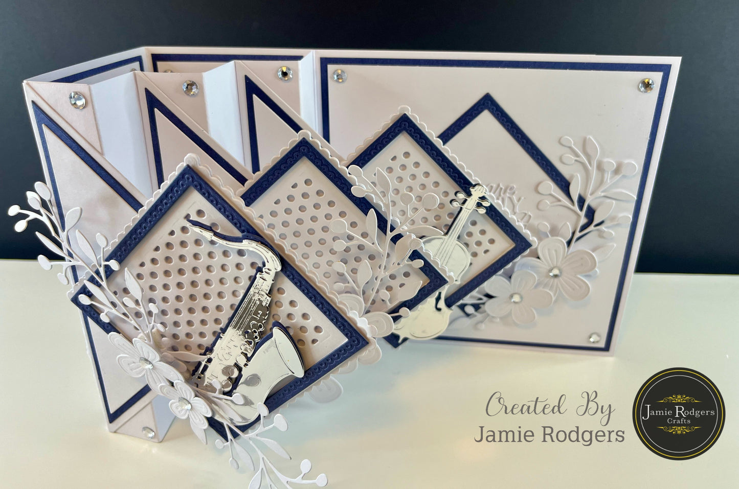 Jamie Rodgers Crafts Polka Dot Square Tile Die Set