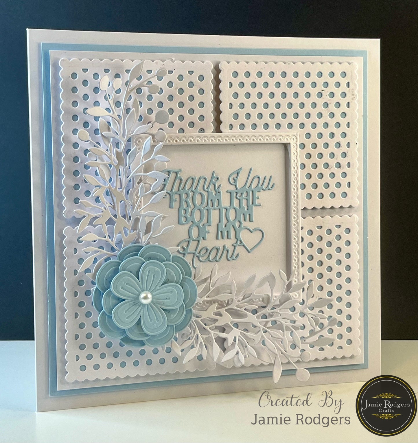 Jamie Rodgers Crafts Polka Dot Square Tile Die Set