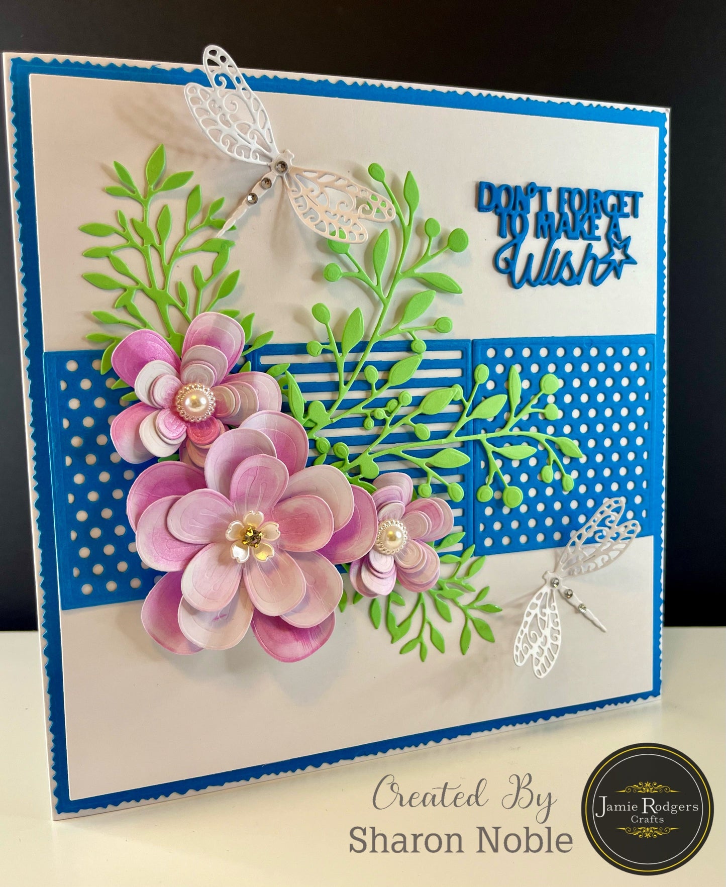 Jamie Rodgers Crafts Striped Square Tile Die Set