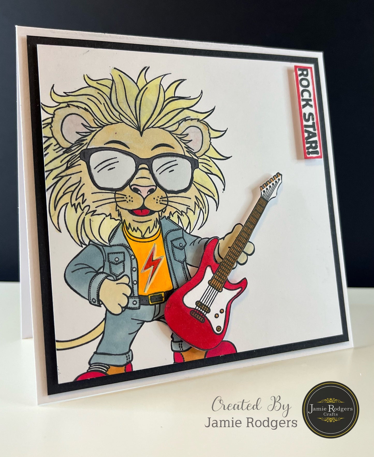 Jamie Rodgers Crafts Ralph the Rocker Die and Stamp Set