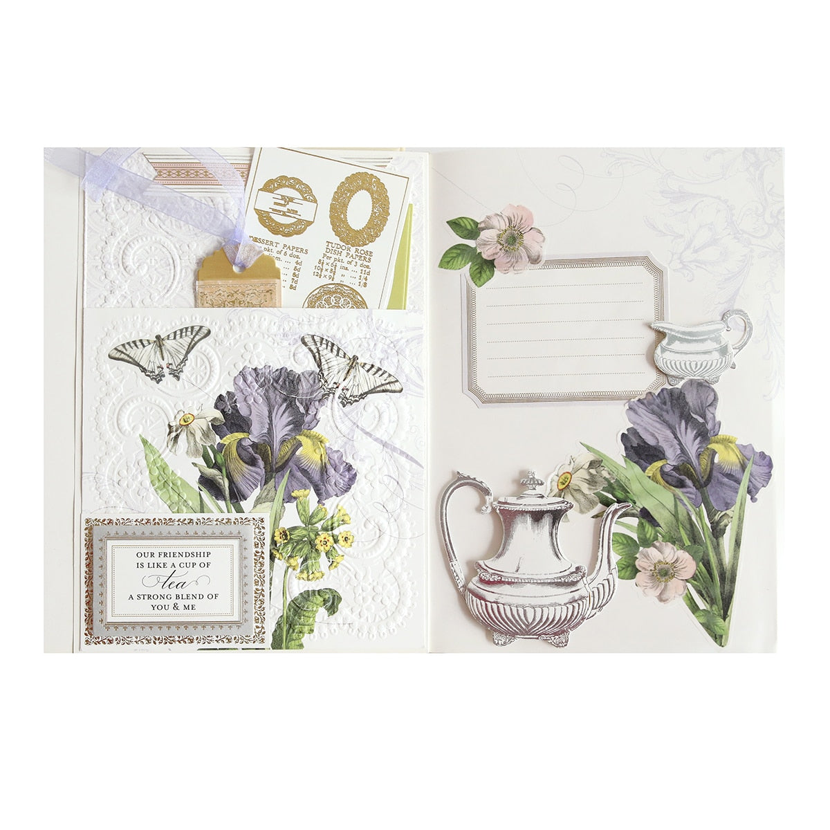 Anna's Flowers and Labels Art Journals