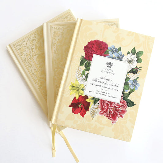 Anna's Flowers and Labels Art Journals