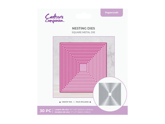 Crafter's Companion Metal Die - 8” Square