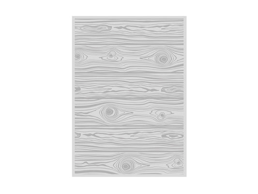 Wildwood Whimsy - Wood Grain 5" x 7" 3D Embossing Folder